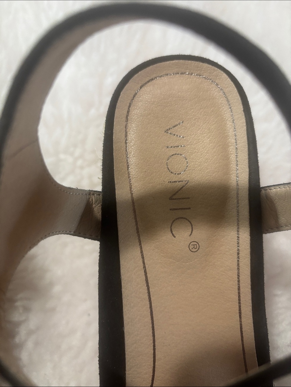 Vionic Black Espadrille Wedge Sandals with Perforated Toe - Picture 4 of 11